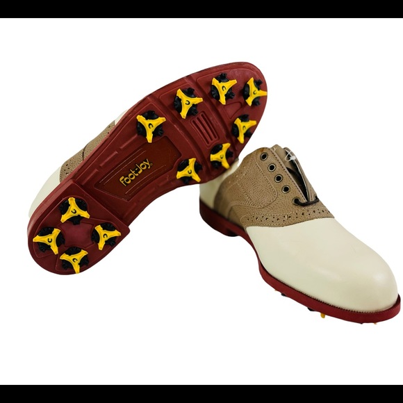 FOOTJOY DRYJOYS 53627 Leather SympaTex Women’s Golf Shoes Size 7.5 - Picture 5 of 7